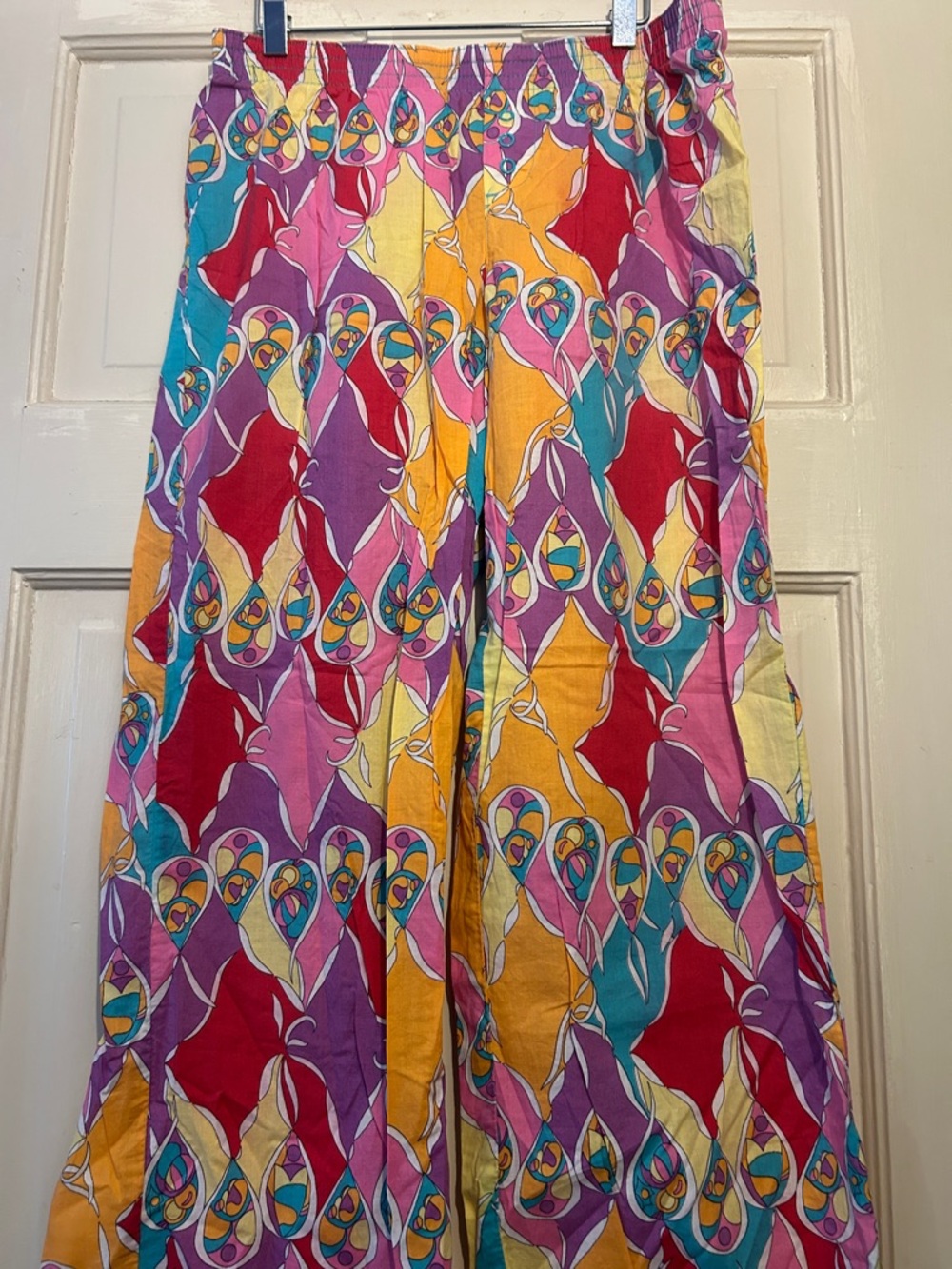 Target Multicolor Floral-Pattern Wide Leg Pajama Pants